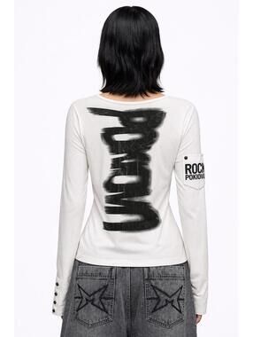 Venom Signal Off-Shoulder Top
